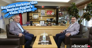 Başsavcı Korkmaz’dan Başkan Aygün´e Veda Ziyareti