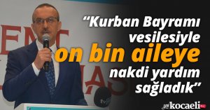 10 BİN AİLEYE NAKDİ YARDIM SAĞLADIK!