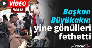 Başkan Büyükakın yine gönülleri fethetti