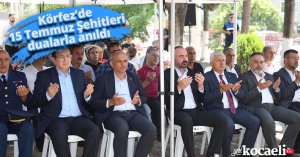 Körfez’de 15 Temmuz Şehitleri dualarla anıldı