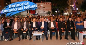 Derince’de Demokrasi Nöbeti