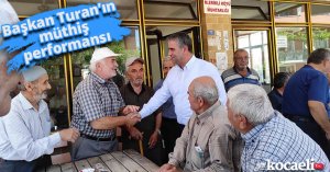 Başkan Turan’ın müthiş performansı