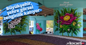 Büyükşehir, şehre görsel zenginlik katıyor