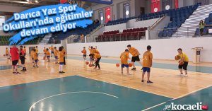 Darıca Yaz Spor Okulları'nda eğitimler devam ediyor