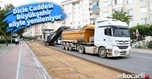 Dicle Caddesi Büyükşehir eliyle yenileniyor