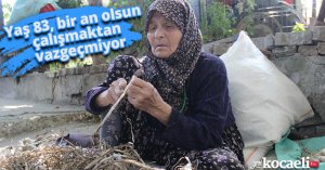 Yaş 83, bir an olsun çalışmaktan vazgeçmiyor