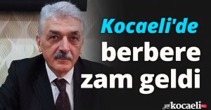 Kocaeli'de berbere zam geldi