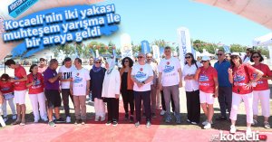 Kocaeli'nin iki yakası muhteşem yarışma ile bir araya geldi