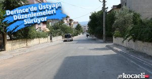 Derince’de Üstyapı Düzenlemeleri Sürüyor