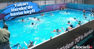 Yukarı Hereke’de havuz keyfi
