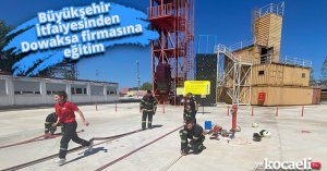 Büyükşehir İtfaiyesinden Dowaksa firmasına eğitim