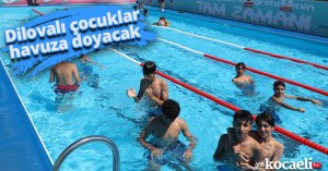 Dilovalı çocuklar havuza doyacak 