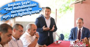 Başkan Şayir: 