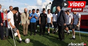 Cumhurbaşkanı Recep Tayyip Erdoğan, Ampute Futbol Takımı'nı ziyaret etti