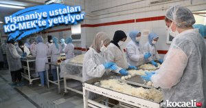 Pişmaniye ustaları KO-MEK’te yetişiyor