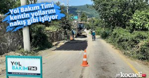 Yol Bakım Timi kentin yollarını nakış gibi işliyor