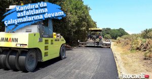 Kandıra’da asfaltlama çalışmalarına devam
