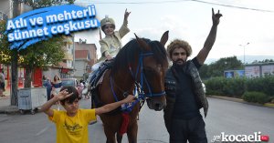 Atlı ve mehterli sünnet coşkusu