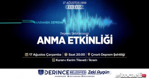 Deprem Şehitlerimiz Dualarla Anılacak