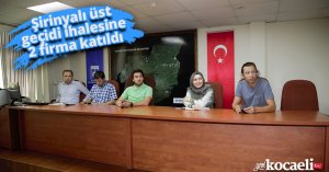 Şirinyalı üst geçidi ihalesine 2 firma katıldı