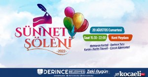 Derince’de Sünnet Şöleni 20 Ağustos’ta