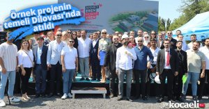 Örnek projenin temeli Dilovası’nda atıldı