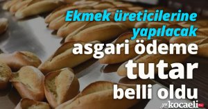 Bakanlık duyurdu! Ekmek üreticilerine yapılacak asgari ödeme tutar belli oldu