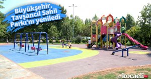 Büyükşehir, Tavşancıl Sahil Parkı’nı yeniledi