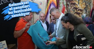 Geleneksel el sanatları bu festivalde tanıtılıyor