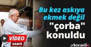 Bu kez askıya ekmek değil 