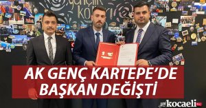 AK GENÇ KARTEPE’DE BAŞKAN DEĞİŞTİ
