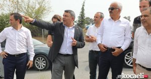 Bölge müdürü yeni mesire alanları için geldi 