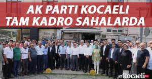 AK Parti Kocaeli tam kadro sahalarda