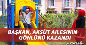 Başkan, Aksüt ailesinin gönlünü kazandı