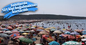 Sahillerde 121 kişi boğulmaktan kurtarıldı
