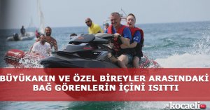 Büyükakın ve özel bireylerin arasındaki bağ görenlerin içini ısıttı