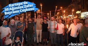 Kartepe’de 30 Ağustos Zafer Bayramı Coşkusu