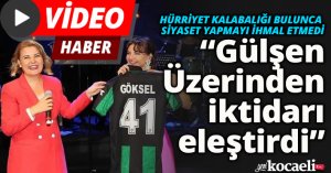 HÜRRİYET KALABALIĞI BULUNCA SİYASET YAPMAYI İHMAL ETMEDİ