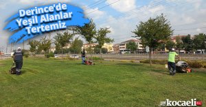 Derince’de Yeşil Alanlar Tertemiz