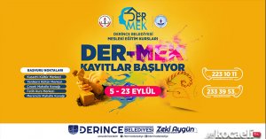 DER-MEK’te Kayıtlar Başlıyor