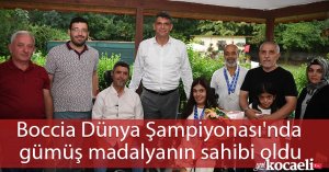 Kağıtsporlu Havva, Boccia Dünya Şampiyonası'nda gümüş madalyanın sahibi oldu