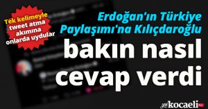 TEK KELİMEYLE TWEET ATMA AKIMINA ONLARDA UYDULAR