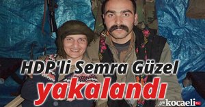 HDP'li Semra Güzel yakalandı
