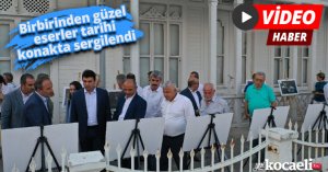Birbirinden güzel eserler tarihi konakta sergilendi