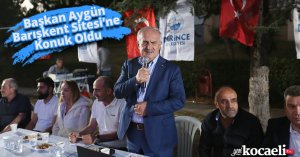 Başkan Aygün Barışkent Sitesi’ne Konuk Oldu