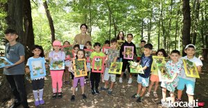 Çocuklar doğada eğlendi