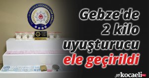 Gebze'de 2 kilo uyuşturucu ele geçirildi