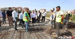 Başkan Büyükakın, Turgut Özal Köprüsü ikileme çalışmasını inceledi