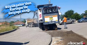 Büyükşehir’den Kartepe’de üstyapı atağı