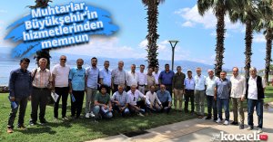 Muhtarlar, Büyükşehir’in hizmetlerinden memnun